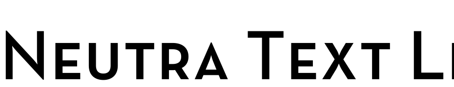 Neutra Text Light SC Alt Demi Yazı tipi ücretsiz indir